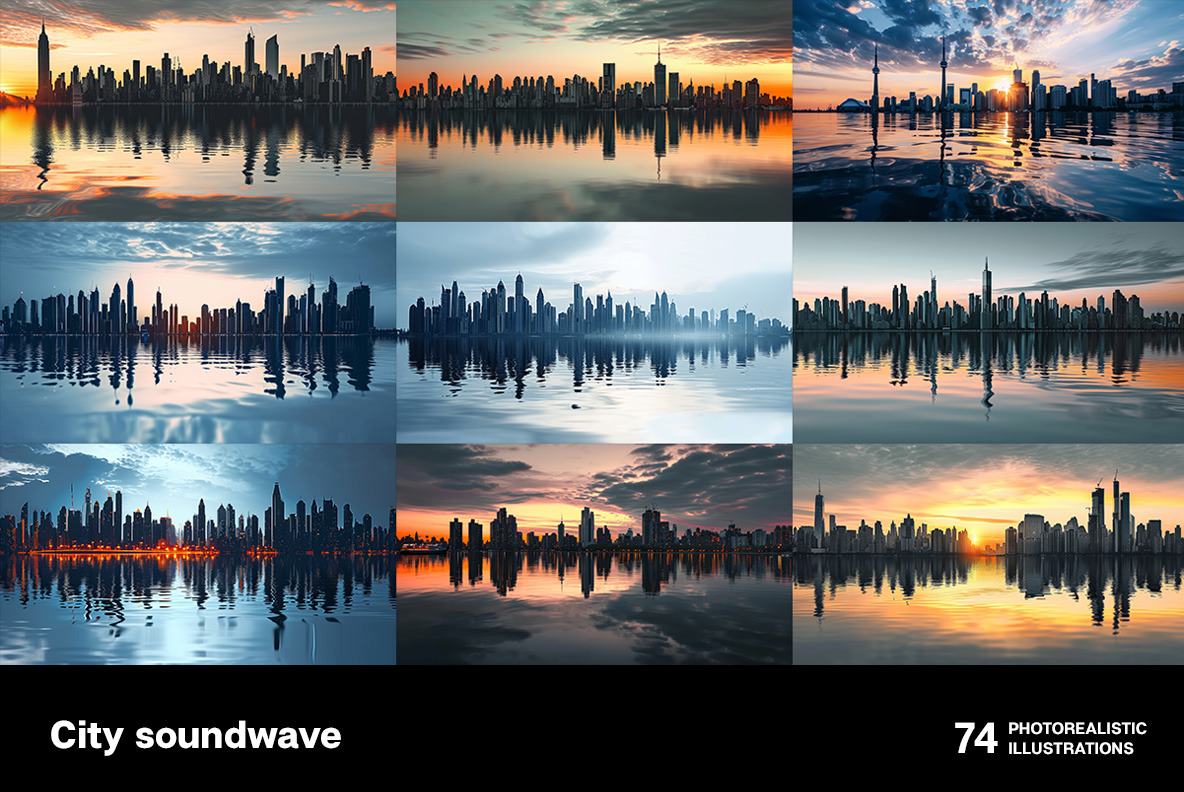 City sound waves City sound waves