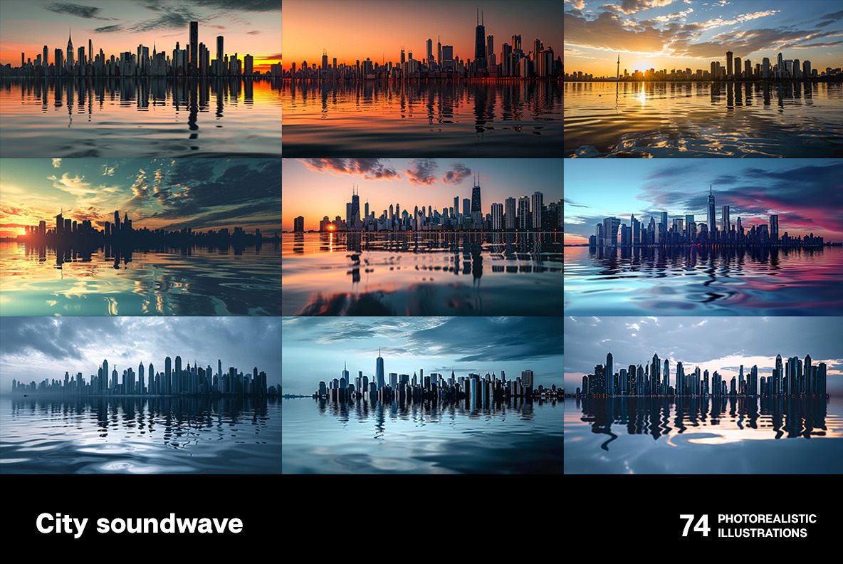 City sound waves City sound waves