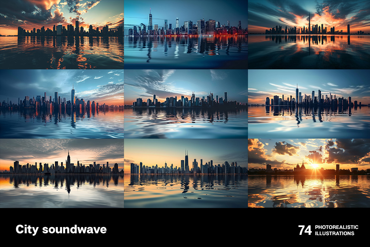 City sound waves City sound waves
