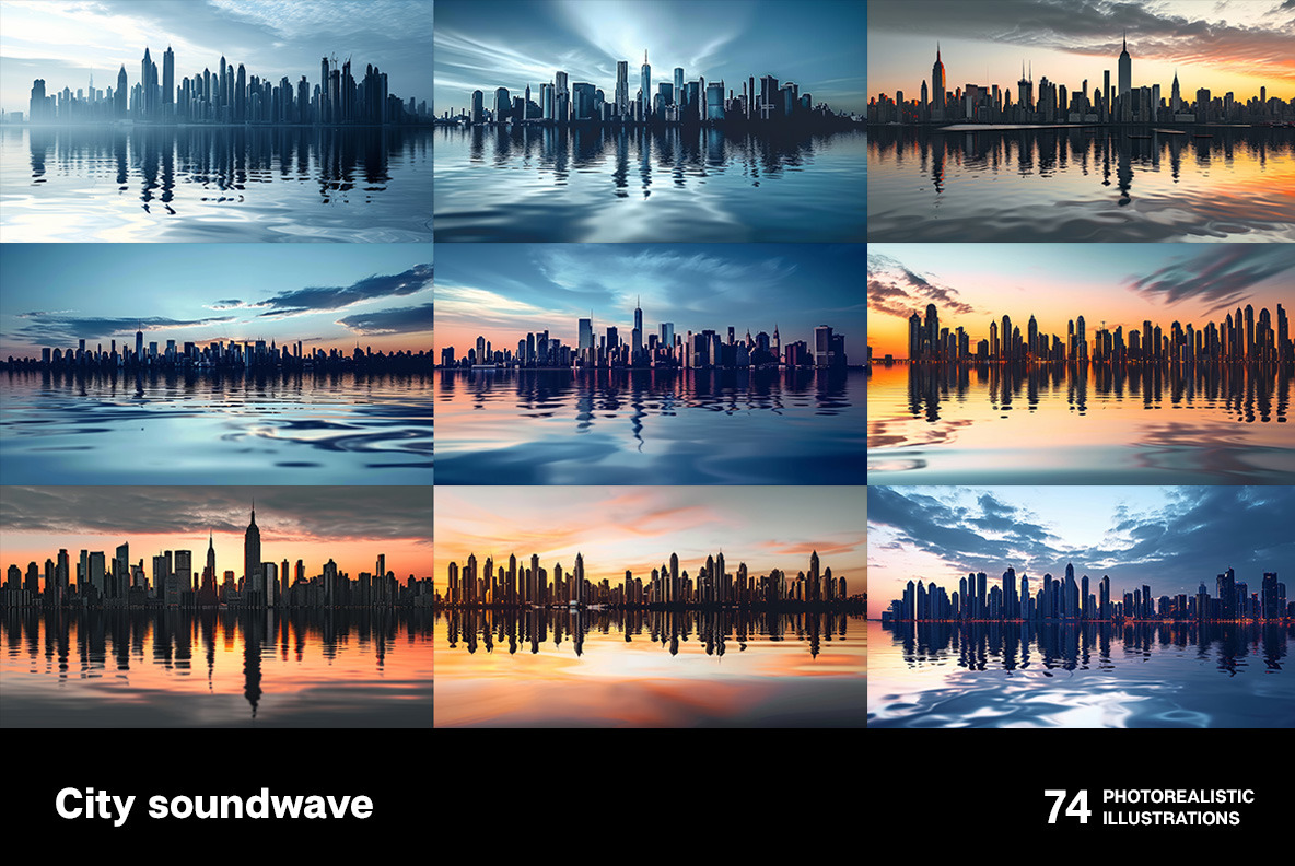 City sound waves City sound waves