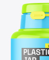 Glossy Plastic Jar Mockup