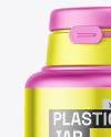 Matte Metallic Plastic Jar Mockup