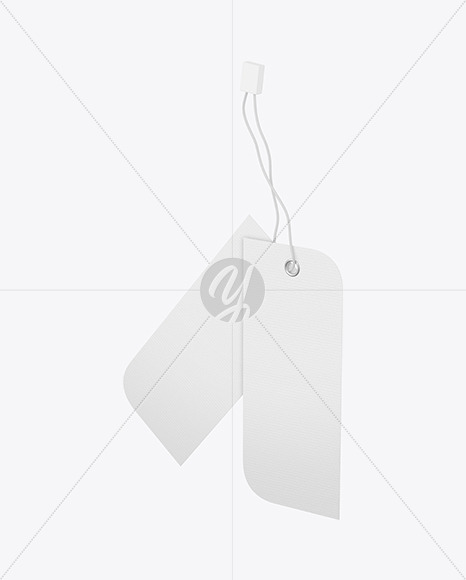 Textured Hanging Tag Mockup