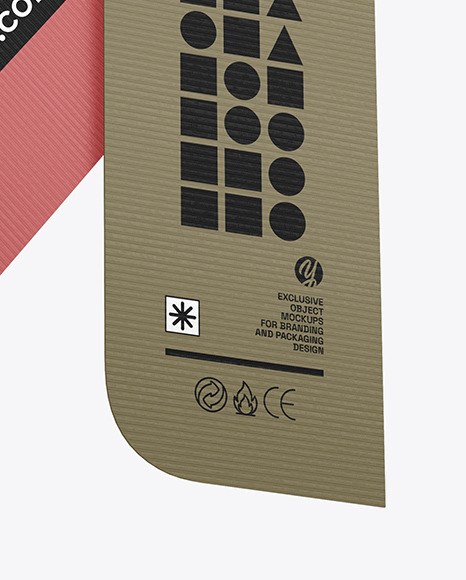 Textured Hanging Tag Mockup