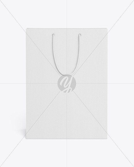 Textured Paper Shopping Bag Mockup