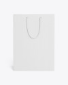 Textured Paper Shopping Bag Mockup