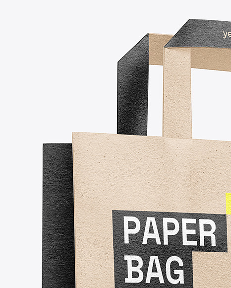 Kraft Paper Bag Mockup