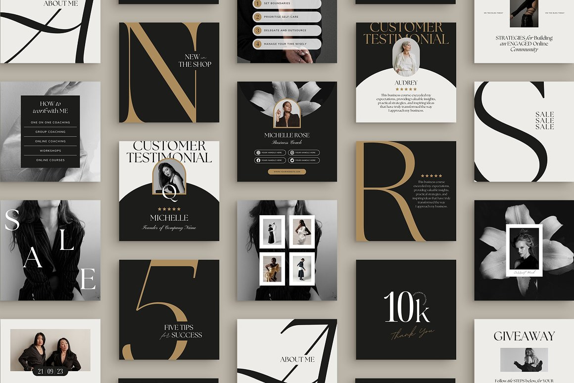Business Coach Instagram Pack CANVA Business Coach Instagram Pack CANVA