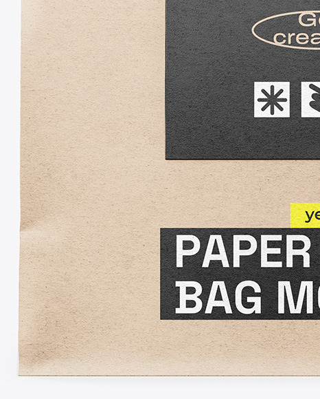 Kraft Paper Bag Mockup