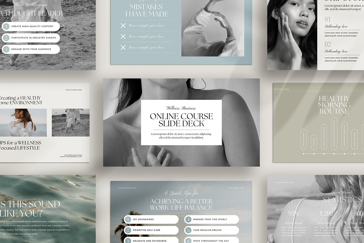 Wellness Coach Slide Deck CANVA Wellness Coach Slide Deck CANVA