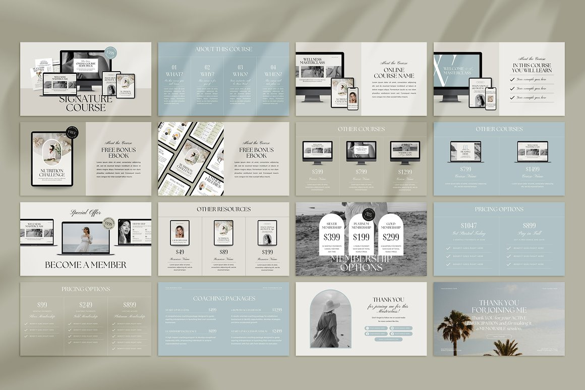 Wellness Coach Slide Deck CANVA Wellness Coach Slide Deck CANVA