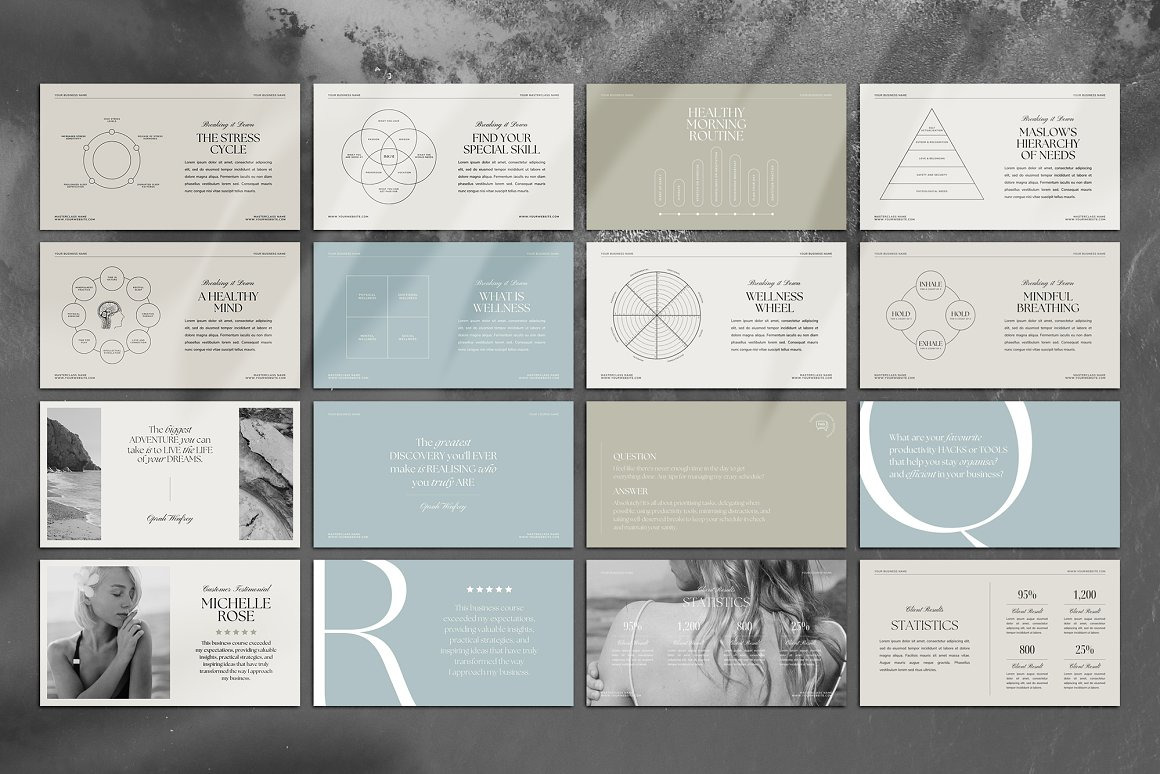 Wellness Coach Slide Deck CANVA Wellness Coach Slide Deck CANVA
