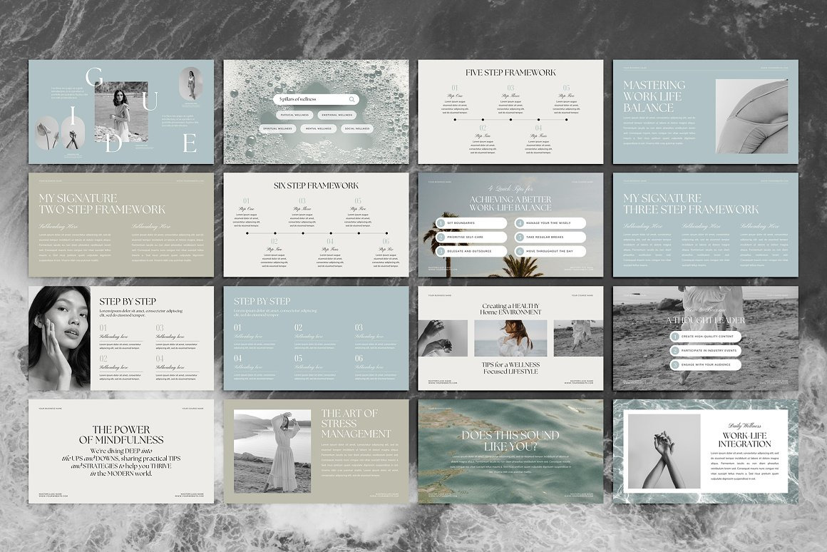 Wellness Coach Slide Deck CANVA Wellness Coach Slide Deck CANVA