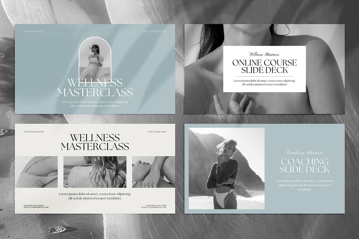 Wellness Coach Slide Deck CANVA