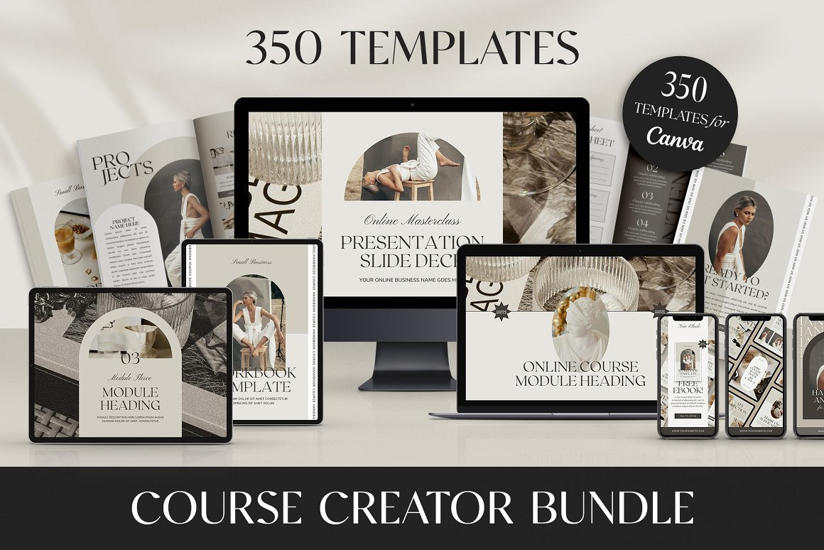 Coach + Course Creator Bundle CANVA