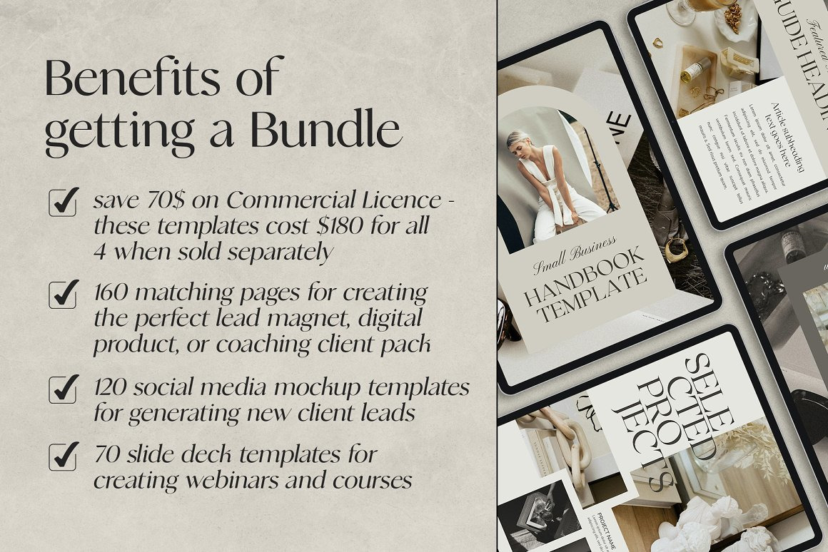 Coach + Course Creator Bundle CANVA