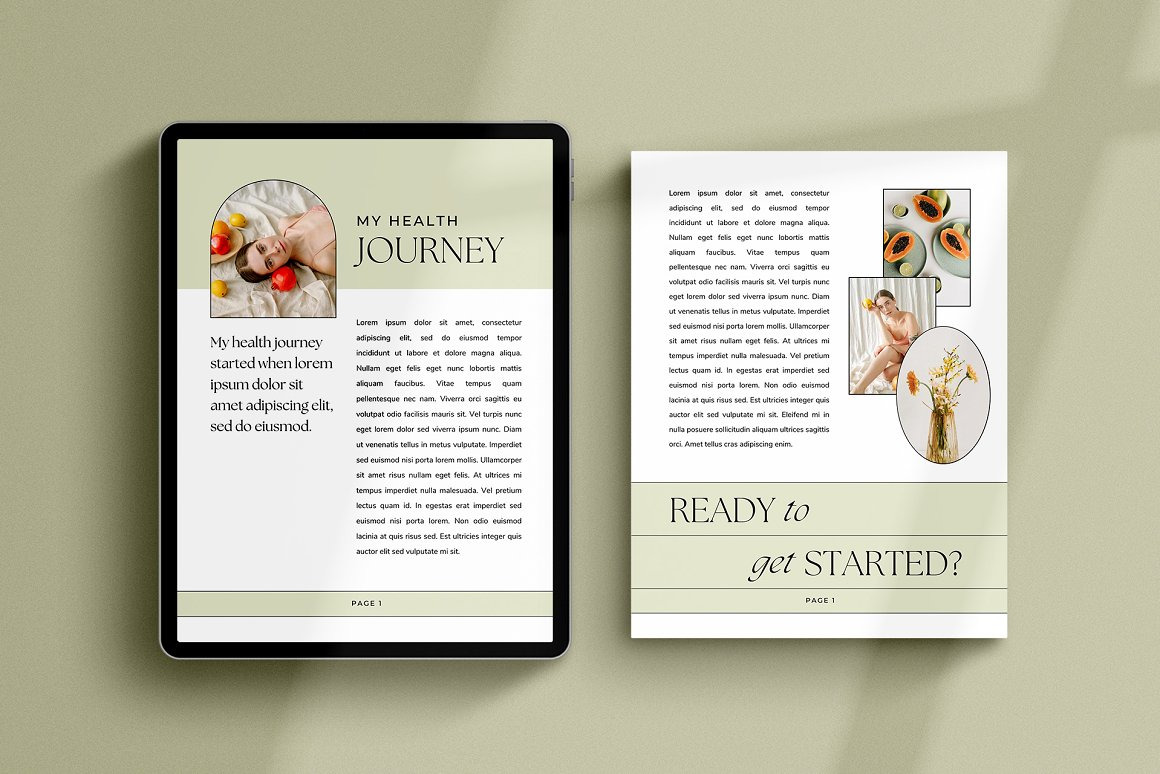 Health + Nutrition Challenge CANVA Health + Nutrition Challenge CANVA
