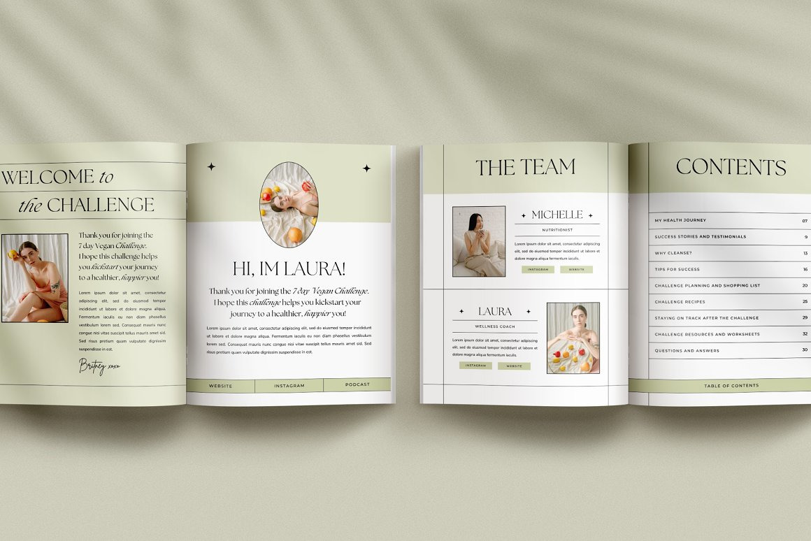 Health + Nutrition Challenge CANVA Health + Nutrition Challenge CANVA