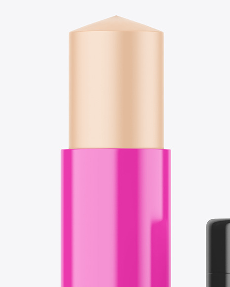 Glossy Foundation Stick Mockup