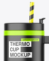 Matte Thermo Cup Mockup