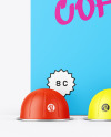Box W/ Matte Coffee Capsules Mockup