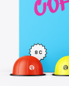 Box W/ Matte Coffee Capsules Mockup