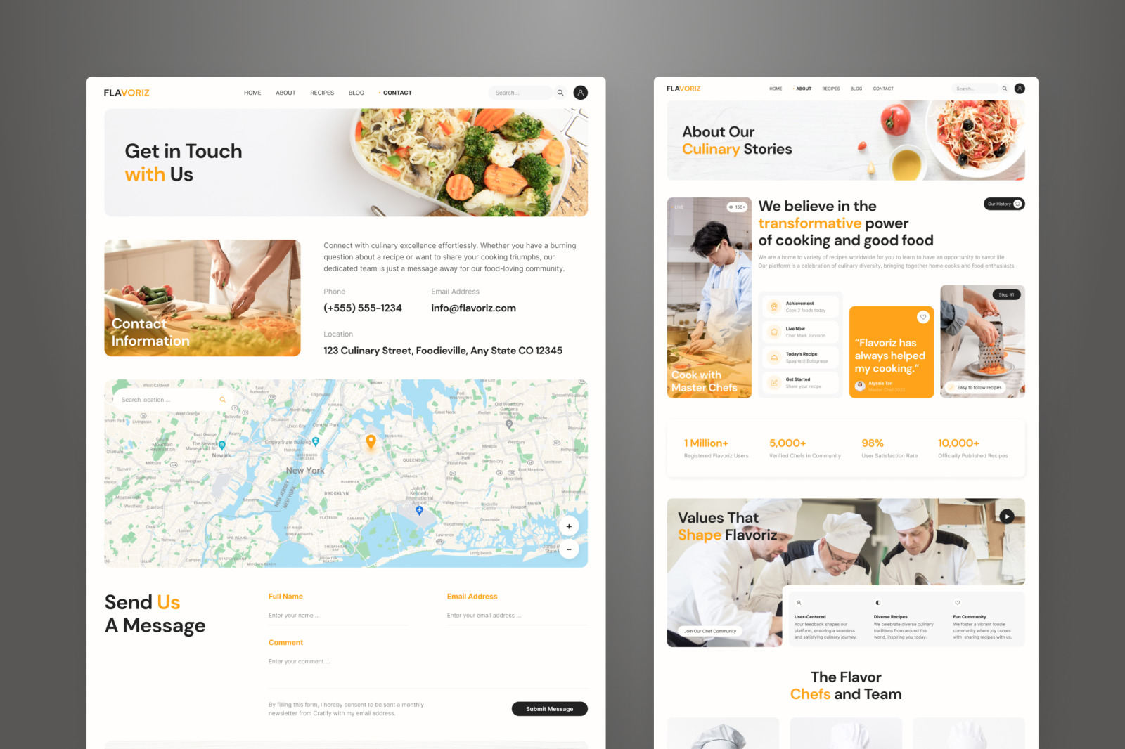 Flavoriz - Food Recipes Website Flavoriz - Food Recipes Website