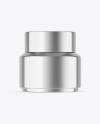 Metallic Cosmetic Jar Mockup