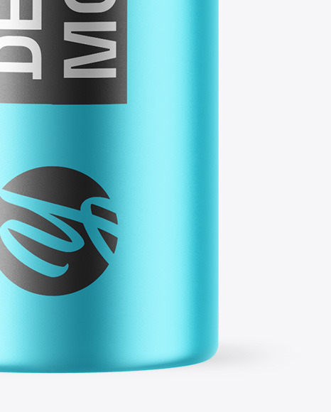 Matte Metallic Deodorant Mockup