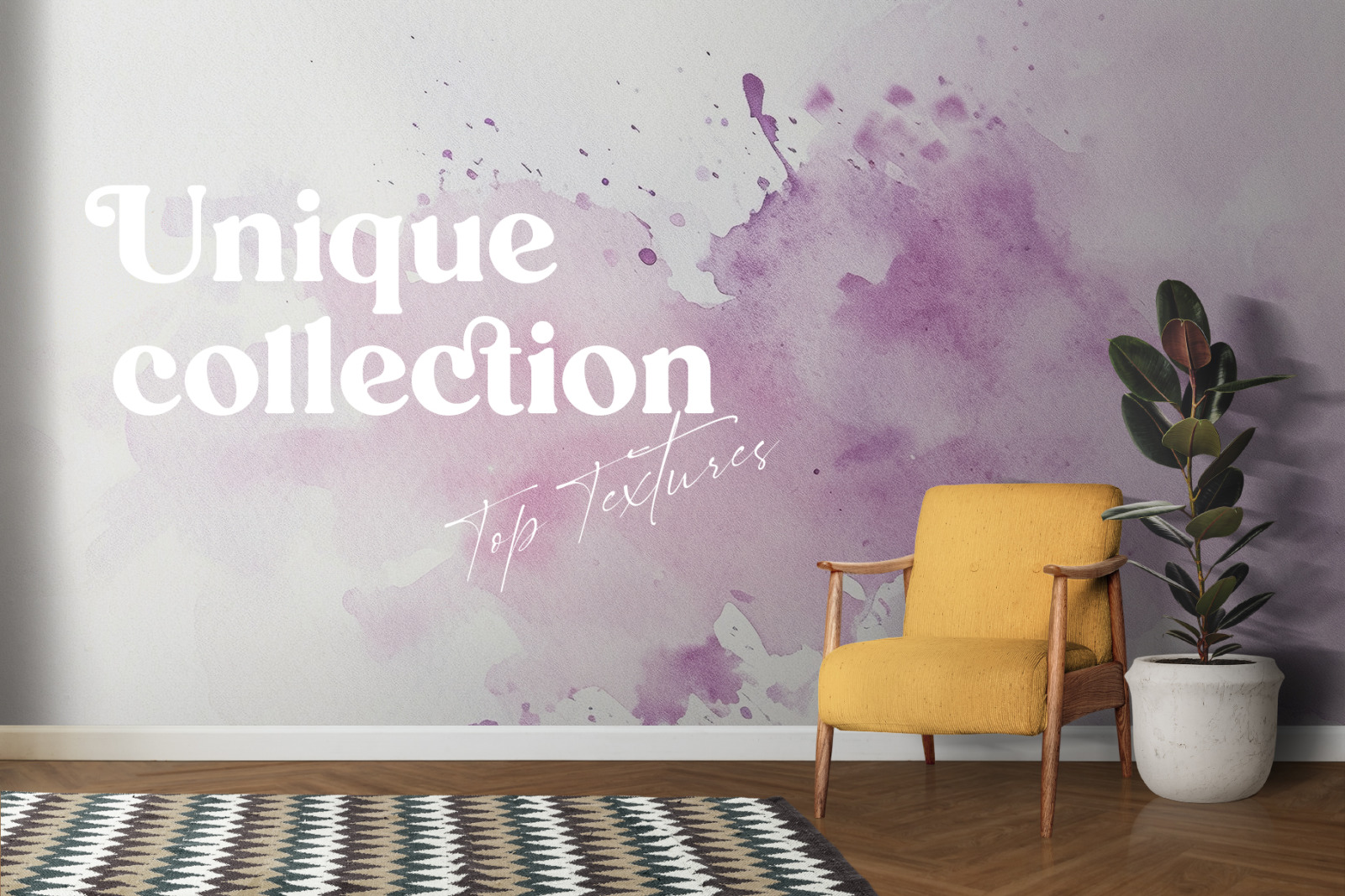 Pink and Purple Watercolor Texture Pack