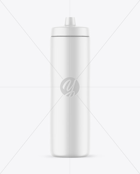 Matte Sport Bottle Mockup