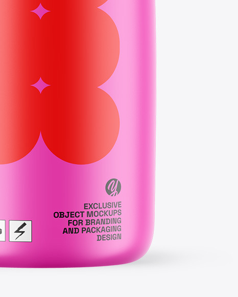 Matte Sport Bottle Mockup