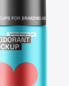 Matte Metallic Deodorant Mockup