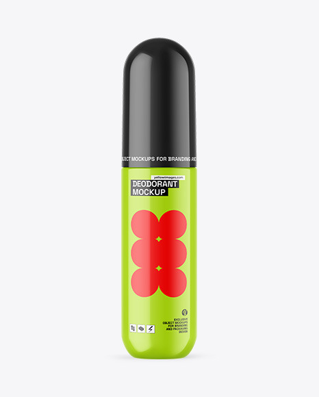 Glossy Deodorant Mockup