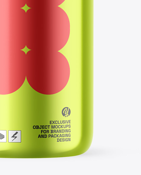 Metallic Sport Bottle Mockup Metallic Sport Bottle Mockup