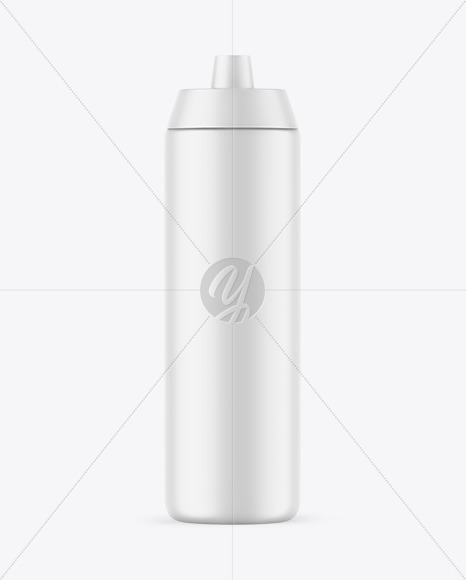 Matte Sport Bottle Mockup