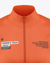 Long Sleeve Track Jacket Mockup – Front View.