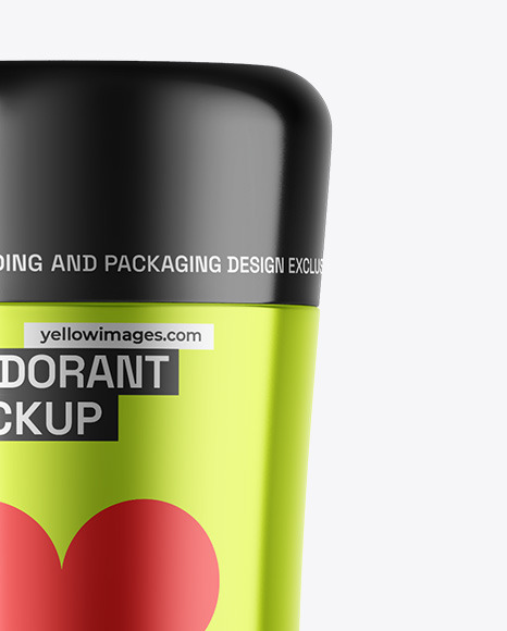 Metallic Deodorant Mockup