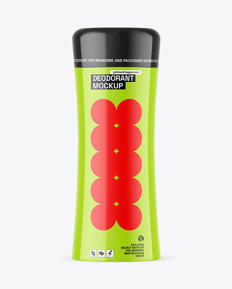Glossy Deodorant Mockup - Care