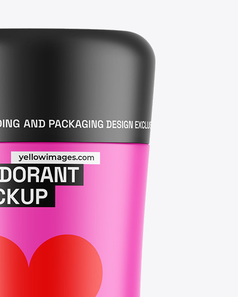 Matte Deodorant Mockup