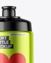 Metallic Sport Bottle Mockup