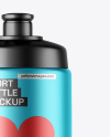 Matte Metallic Sport Bottle Mockup