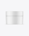 Matte Cosmetic Jar Mockup