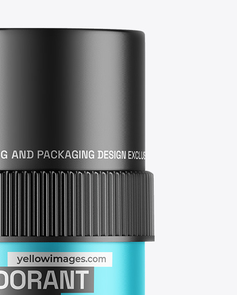 Matte Metallic Deodorant Mockup