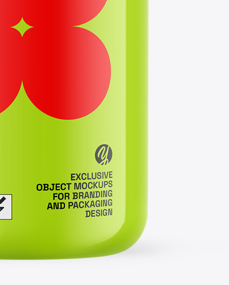 Glossy Sport Bottle Mockup Glossy Sport Bottle Mockup