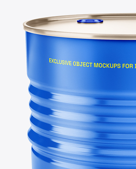 Oil Barrel Mockup