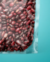 Transparent Pouch with Beans Mockup