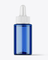 Blue Dropper Bottle Mockup