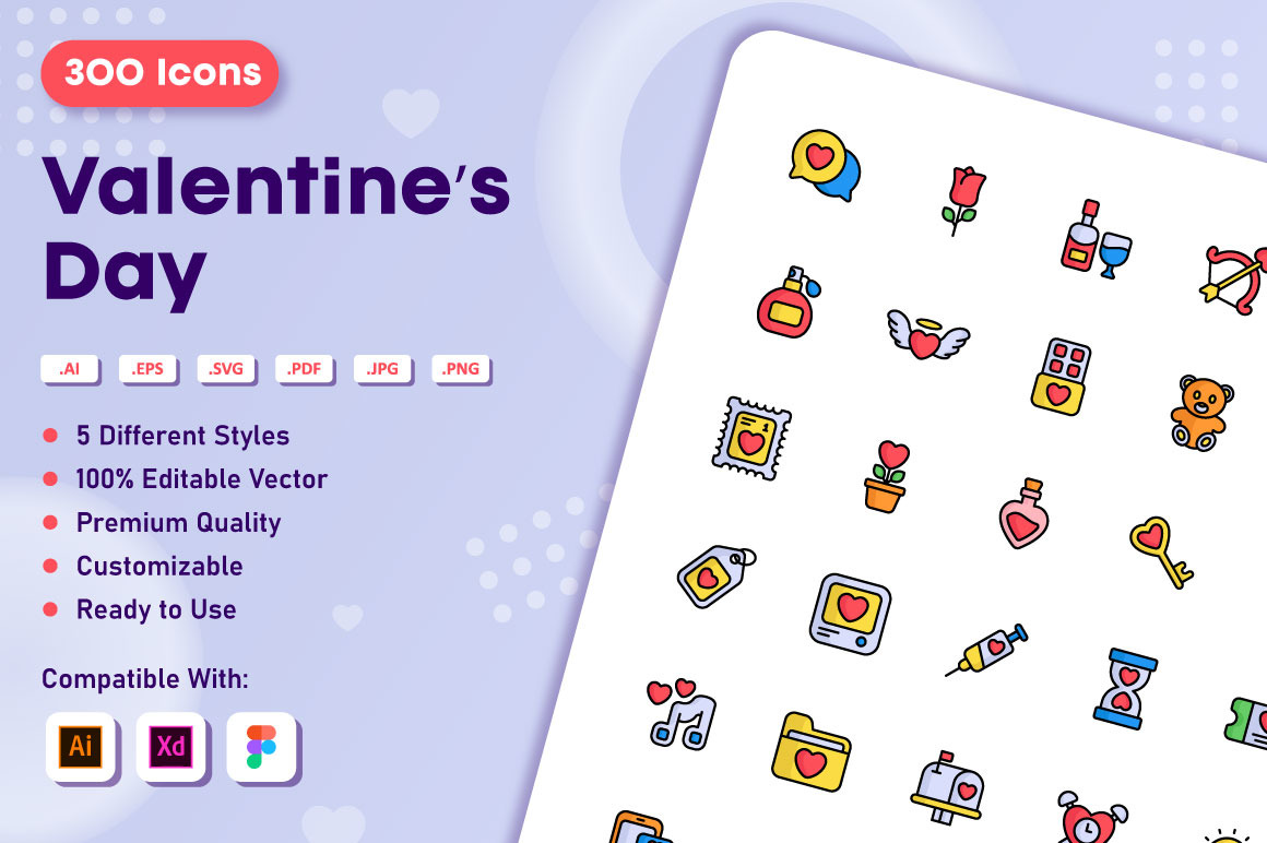 Valentines Day Icons Valentines Day Icons