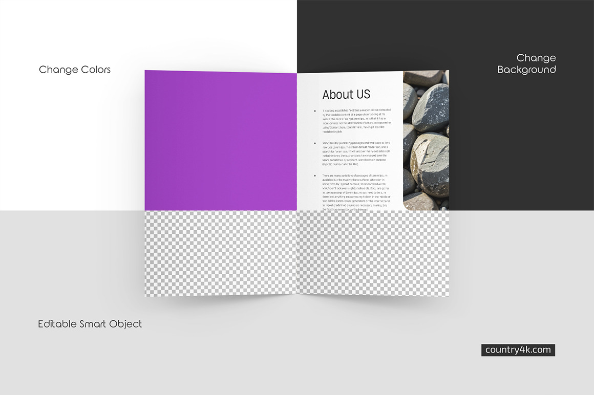 A4 Bi-Fold Brochure Mockup Set A4 Bi-Fold Brochure Mockup Set